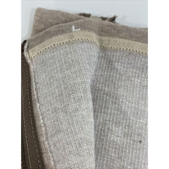 Hammacher Schlemmer Zip Up Compression Socks Size Large Nude Beige 97090 - Picture 8 of 9